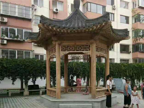 杭州户外防腐木凉亭